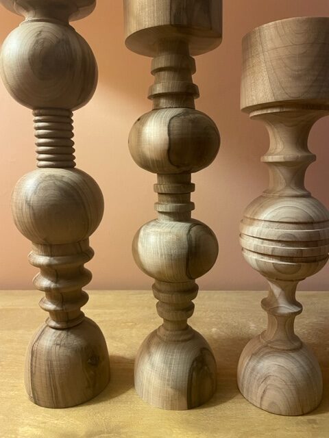 Bougeoirsenboisnoyerserie403