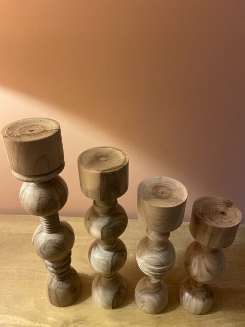 Bougeoirsenboisnoyerserie405