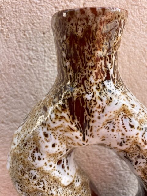 Vasevintageajourécéramiquebeigeetmarron02