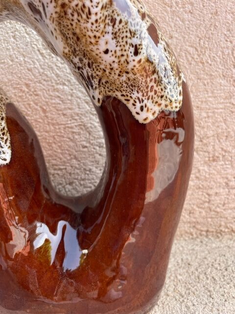 Vasevintageajourécéramiquebeigeetmarron04